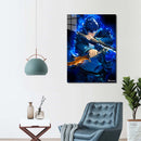 Quadro Metálico Sung Jin-woo IA Art Anime Pôster Solo Leveling Full HD Brilhante
