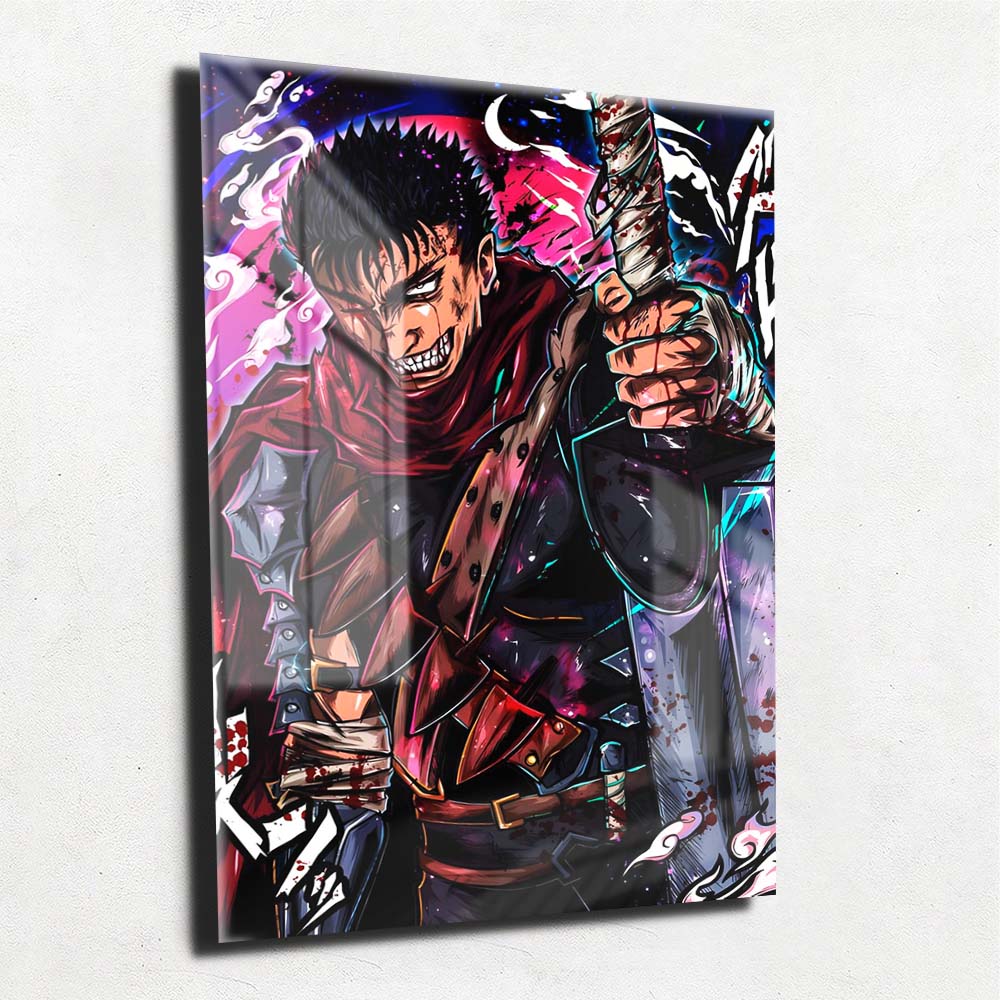 Quadro Decorativo A4 Anime Berserk