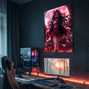 Quadro Metálico Nezuko IA Art Anime Demon Slayer Full HD