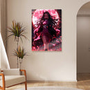 Quadro Metálico Nezuko IA Art Anime Demon Slayer Full HD