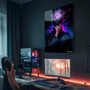 Quadro Metálico Gojo Satoru IA Art Anime Jujutsu Kaisen Full HD