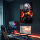 Quadro Metálico Ken Kaneki IA Art Anime Tokyo Ghoul Full HD