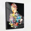 Quadro Metalizado Personagens One Punch Man Saitama Placa Decorativa Brilhante