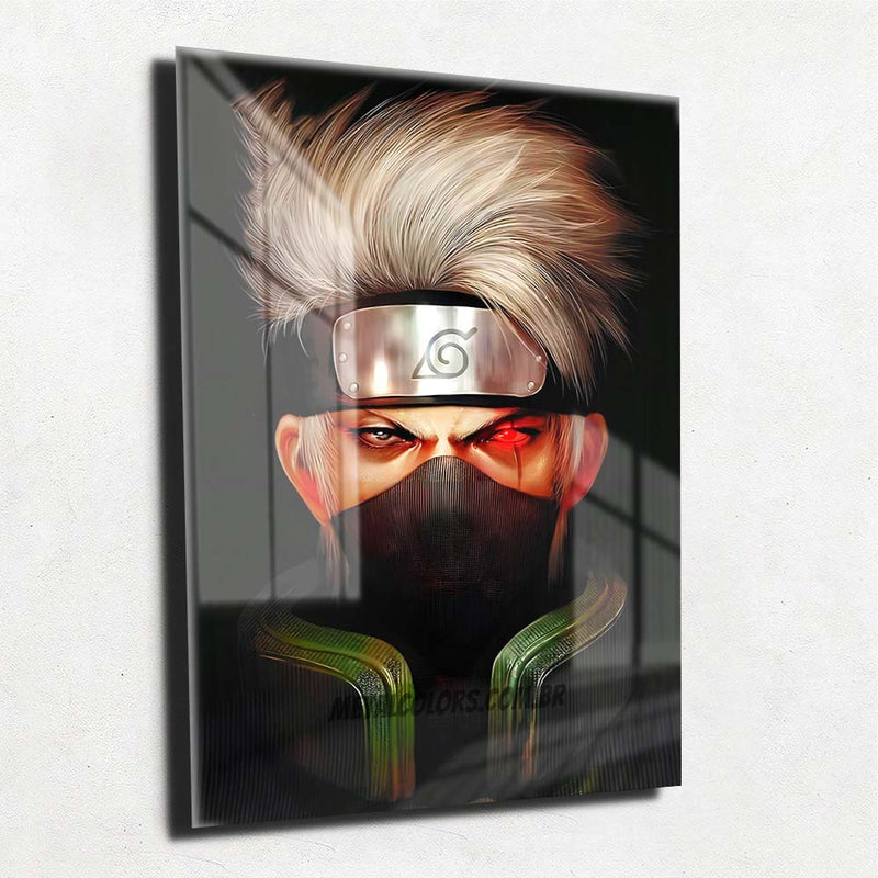 Placa Decorativa Kakashi Chidori A4 20X30cm