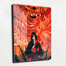 Quadro Metalizado Itachi Susanoo Art Realista Anime Naruto Placa Decorativa