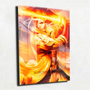 Quadro Metalizado Kuabara Yu Yu Hakusho Anime Placa Decorativa Brilhante