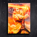 Quadro Metalizado Kuabara Yu Yu Hakusho Anime Placa Decorativa Brilhante