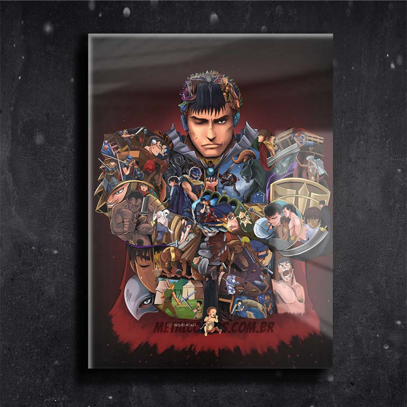 Quadro Decorativo A4 Anime Berserk