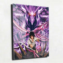Quadro Metalizado sasuke Susanooo Placa Decorativa Brilhante