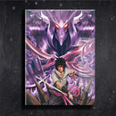 Quadro Metalizado sasuke Susanooo Placa Decorativa Brilhante