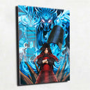 Quadro Metalizado Uchiha Madara Susanoo Naruto Anime Placa Decorativa Brilhante