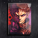 Quadro Metalizado Uchiha Obito Art Naruto Anime Placa Decorativa Brilhante