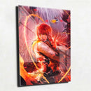 Quadro Metalizado Kurama yu yu Hakusho Anime Placa Decorativa Brilhante