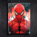 Quadro Metalizado Homem Aranha Spiderman Art Placa Decorativa Brilhante