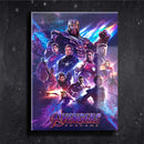 Quadro Metalizado Vingadores Guerra Infinita Placa Decorativa Brilhante