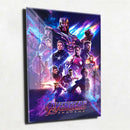 Quadro Metalizado Vingadores Guerra Infinita Placa Decorativa Brilhante