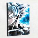 Quadro Metalizado Goku Instinto Superior Dragon ball Placa Decorativa Brilhante