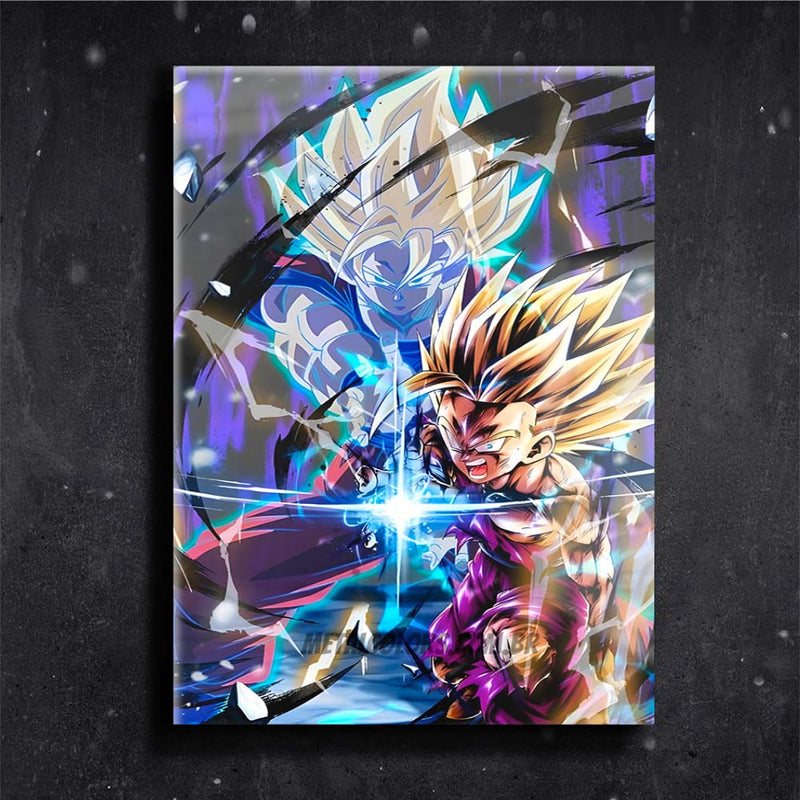 Quadro decorativo Poster Goku Perfil Dragon Ball Anime Arte para