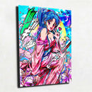 Quadro Metalizado Botan Yu Yu Hakusho Anime Placa Decorativa Brilhante