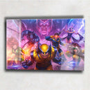 Quadro Metalizado X men Mutantes Wolverine Decorativa Brilhante