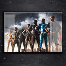 Quadro Metalizado The Boys Série Placa Decorativa Brilhante