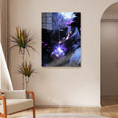 Quadro Metálico Satoru Gojo Anime Jujutsu Kaisen IA Art Full HD 02