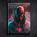 Quadro Metalizado Homem Aranha Miles Morales PS5 Game art Placa Decorativa Brilhante