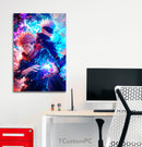 Quadro Metálico Itadori e Gojo IA Art Anime Jujutsu Kaisen Full HD Brilhante