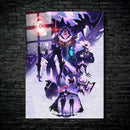 Quadro Metálico Solo Leveling Invocações Sombras IA Art Anime  Full HD Brilhante