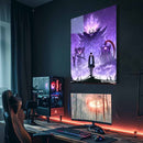 Quadro Metálico Solo Leveling Invocações Generais Sombras IA Art Anime  Full HD Brilhante