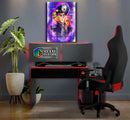 Quadro Metalizado Obito Uchiha Naruto Anime Placa Decorativa Brilhante
