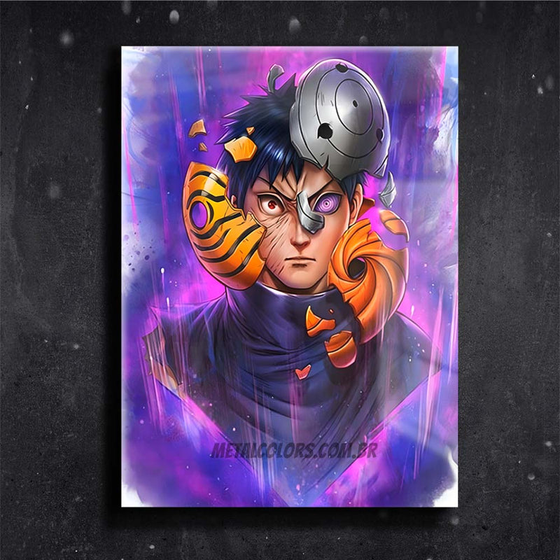 QUADRO OBITO UCHIHA  Elo7 Produtos Especiais