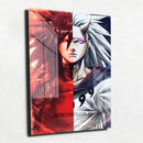 Quadro Metalizado Madara Uchiha Rikudou Anime Placa Decorativa Brilhante