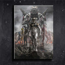 Quadro Metalizado power Rangers Art Placa Decorativa Brilhante