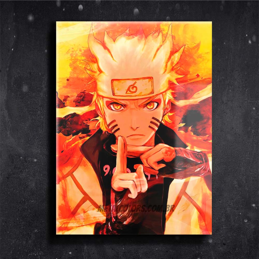 Quadro decorativo Naruto Modo Kurama Naruto Clássico