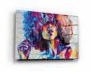 Quadro Metalizado Pintura Color Moderno Mulher
