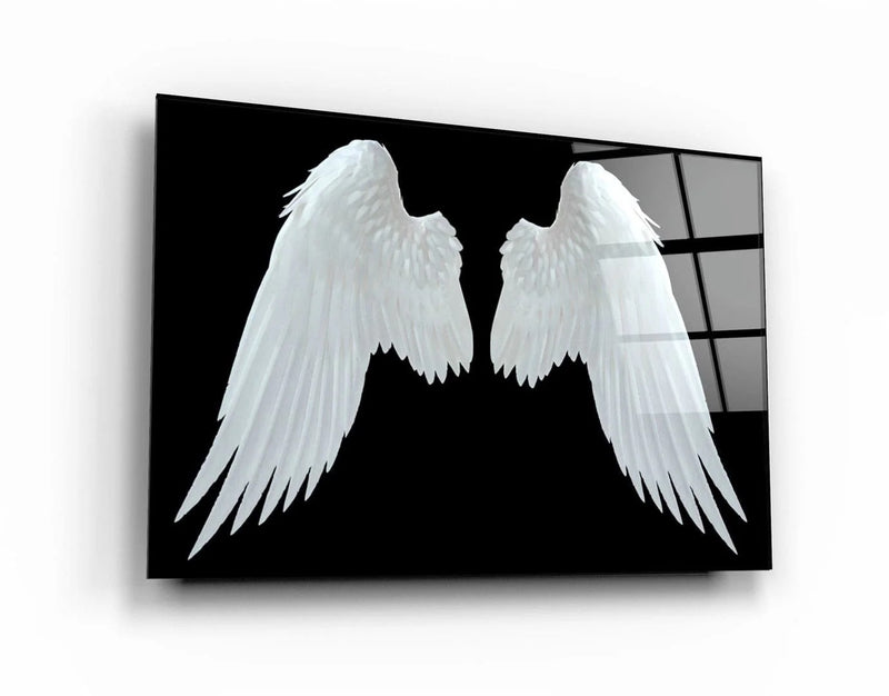 Quadro Metalizado Asas de Anjo Angel
