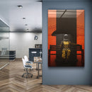 Quadro Metalizado Astronauta Decoração Espaço