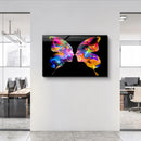 Quadro Metalizado Face Color Borboleta Decoração