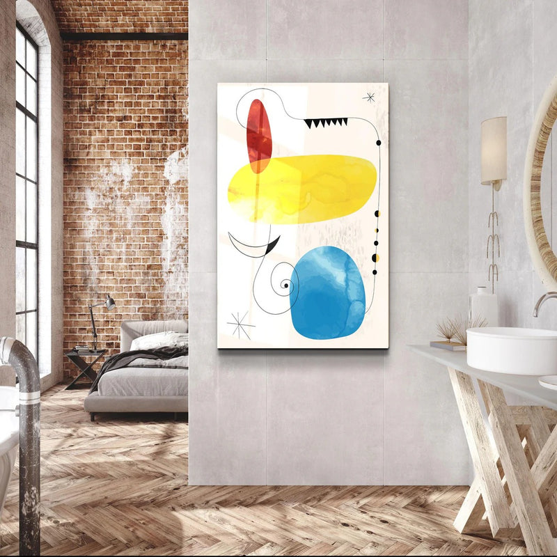 Quadro Metalizado Color Moderno