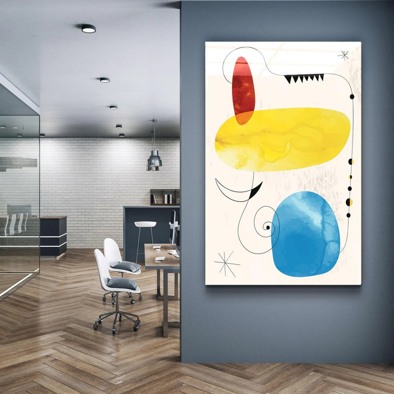 Quadro Metalizado Color Moderno