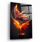 Quadro Metalizado Guardas Passaros Coloridos Decoração