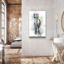 Quadro Metalizado Moderno Collors Arte Brilhante Decorativo