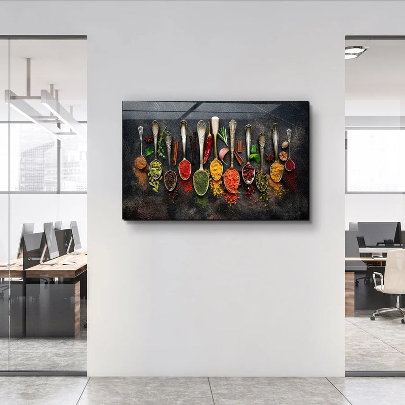 Quadro Metalizado Moderno Decoração Restaurante Cozinha Lanchonete