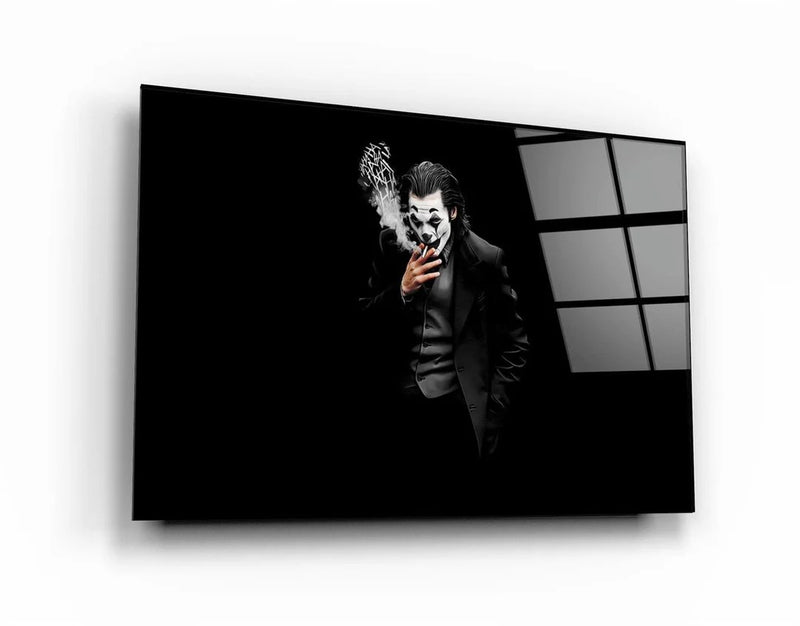 Quadro Metalizado Moderno Decoração Coringa Black Joker