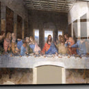 Quadro Metalizado Moderno Decoração Santa Ceia Cristo