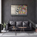 Quadro Metalizado Menino Colors