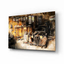 Quadro Metalizado Moderno Decoração Carro Antigo