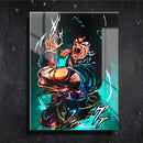 Quadro Metalizado Broly Dragon Ball Anime Placa Decorativa Brilhante