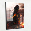 Quadro Metalizado Star Wars Kylo Ren Darth Vader Ninja Art